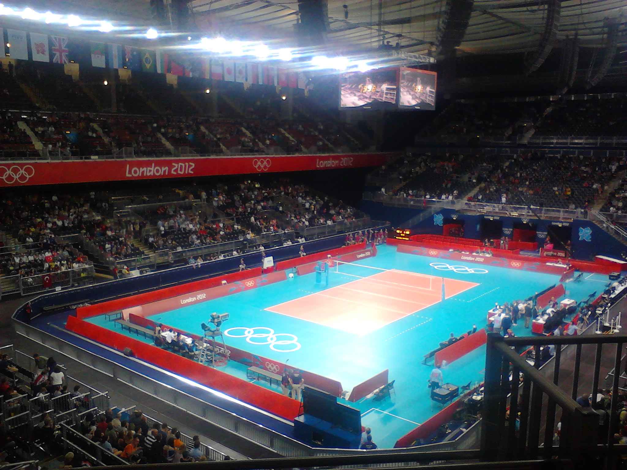Olympic Volley Ball - Earls Court London 3 Aug 2012
